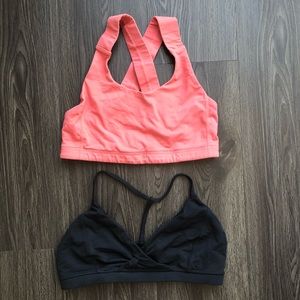 Lululemon all sports bra + yoga bra